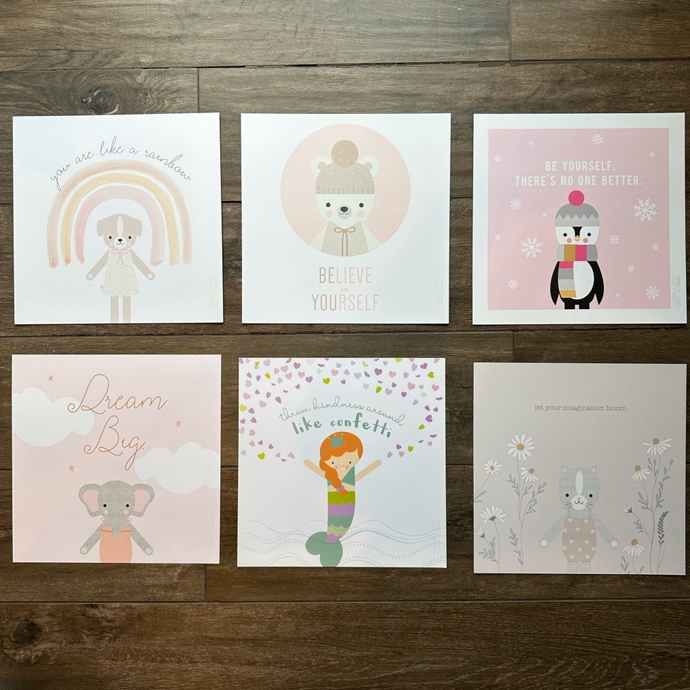 Cuddle + Kind inspirational prints!